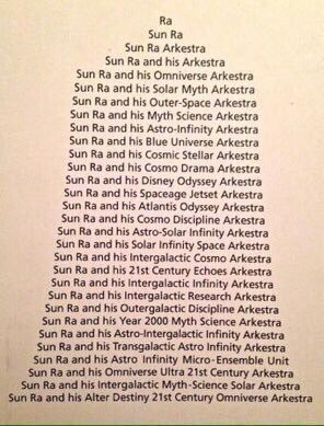 SunRaUniverse's tweet photo. Sun Ra 2022 New Year Arkestra https://t.co/9Ayg7BXEky