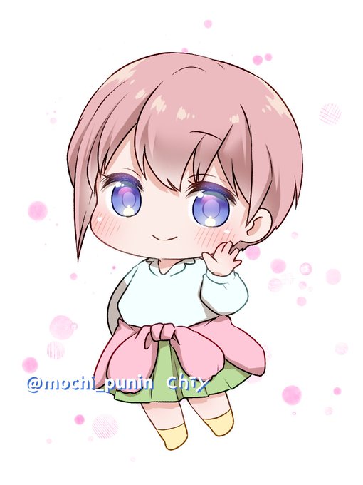 📛ちぃ@お仕事募集中さんがTwitterに投稿した中野一花(五等分の花嫁)のイラスト。