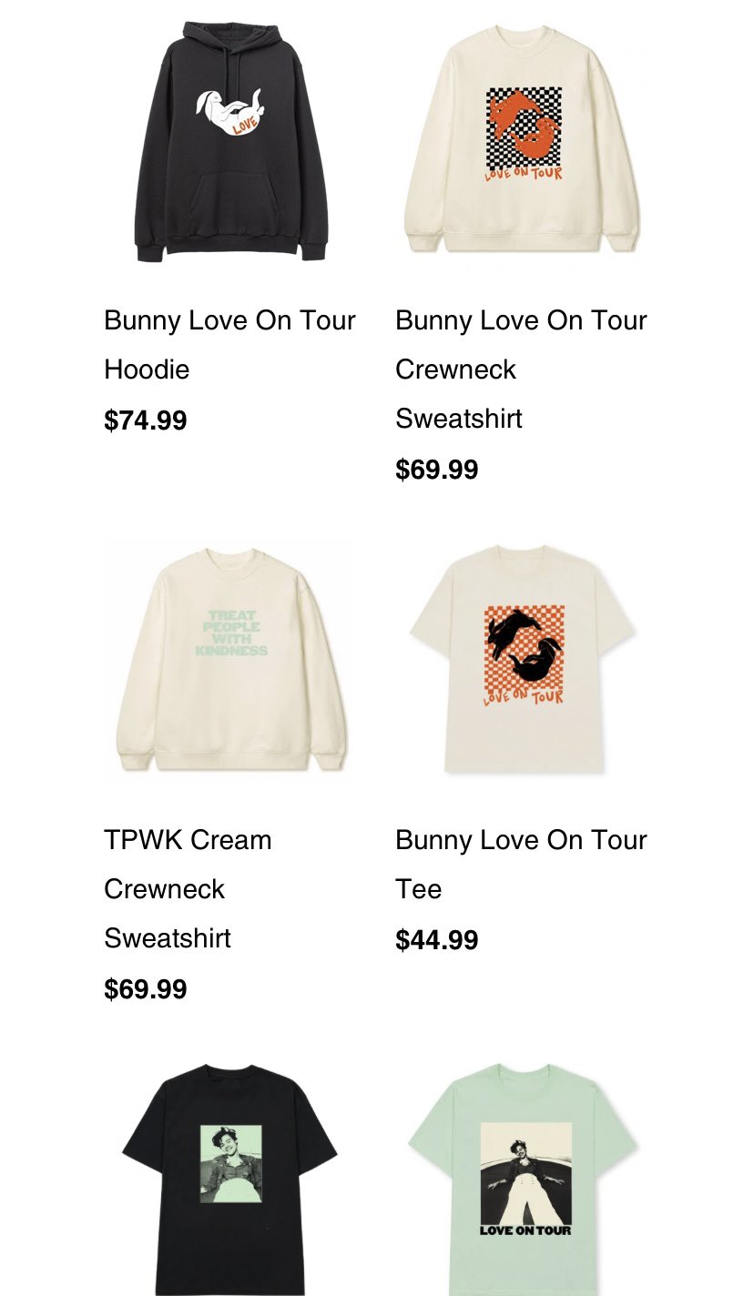 Harry Styles ☆Love On Tour☆トレーナー スウェット Harry Styles ☆Love On Tour☆トレーナー スウェット