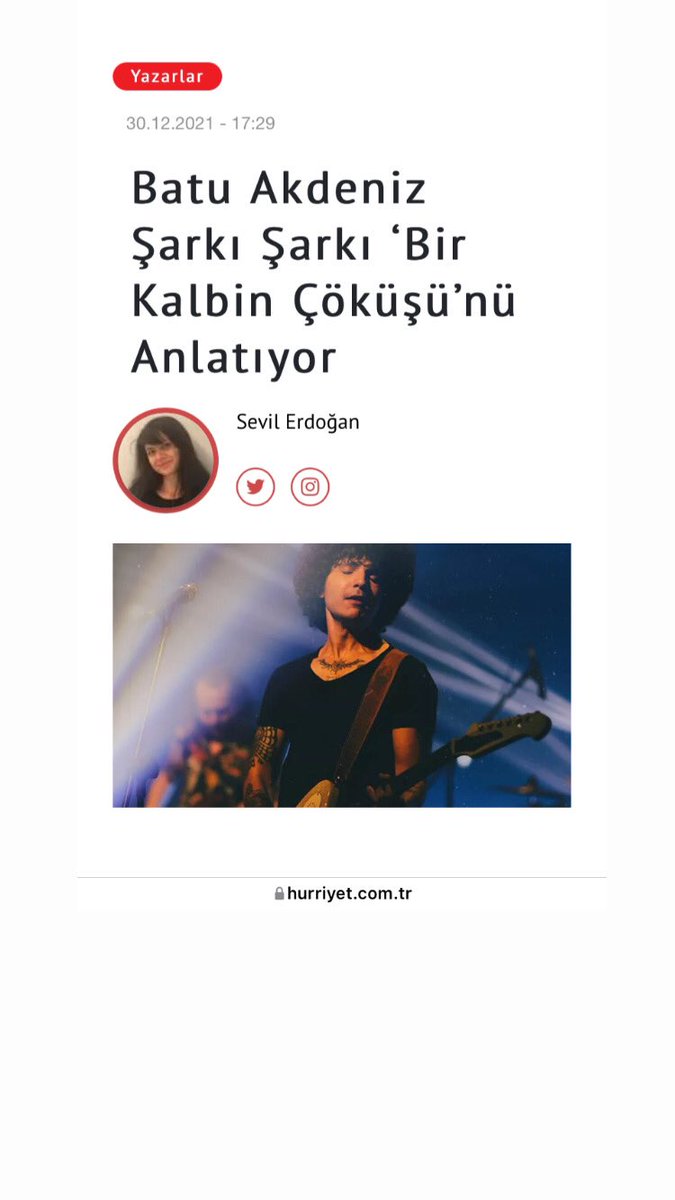 Batu Akdeniz Bir Kalbin Çöküşü’nü anlattı 

hurriyet.com.tr/mahmure/yazarl…

<a href="/akdenizbatu/">Batu Akdeniz</a> <a href="/BurcinTurna/">Burçin Turna</a>