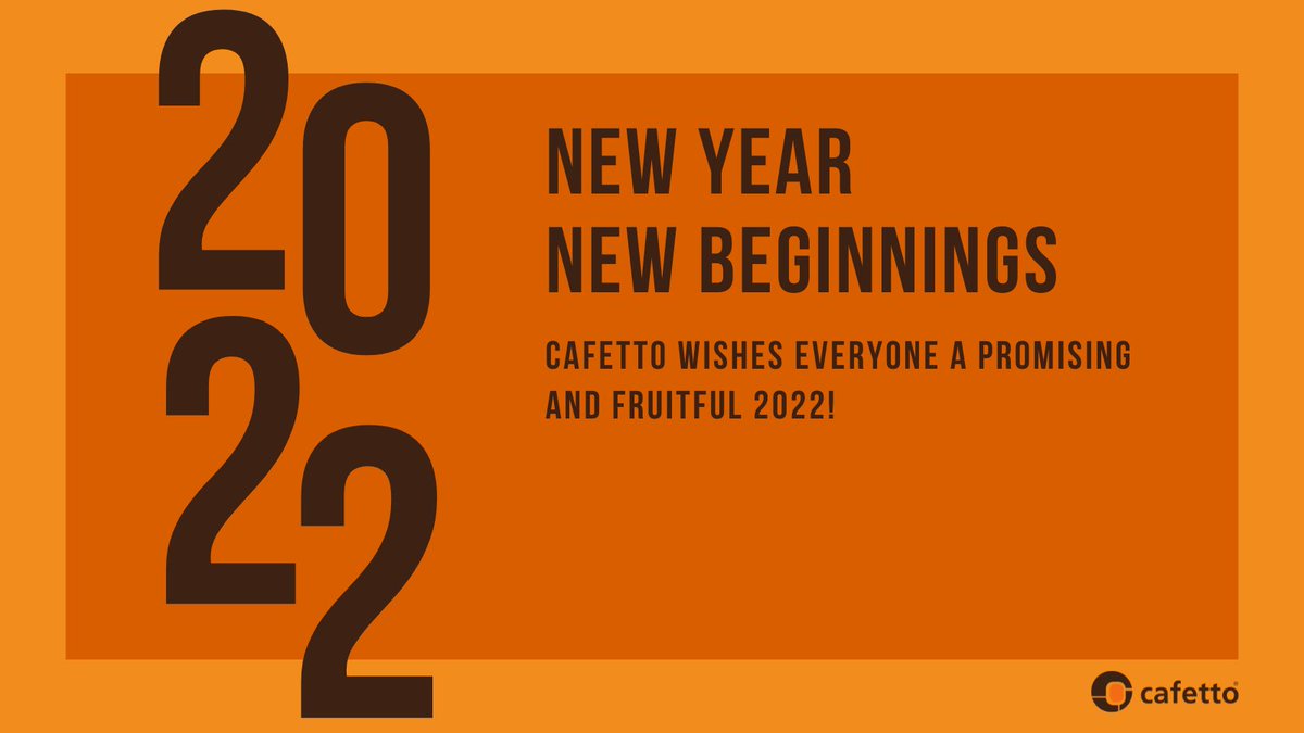 We'd like to wish you a very healthy and prosperous new year! #HappyNewYear #CafettoGlobal