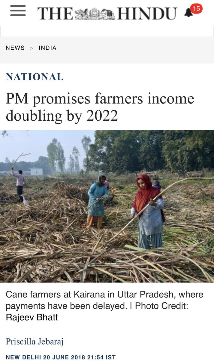 maverickcrew's tweet photo. I request all of you to take this moment to congratulate farmers throughout India, for they would have doubled their salary from Jan 1st as promised by Modi.
Haters will say "BosDK it's not true, it's just another Jumla by Narendra Modi" but don't believe them. #ModiIsGreat https://t.co/yXQVY90FkH
