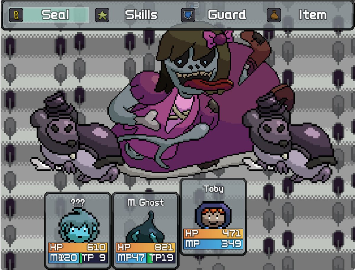 Knightly44's tweet photo. Happy New Years!  For this week's #screenshotsaturday  for #Ultionem, it's time to move some bodies with a new type of boulder moving puzzle! 
https://t.co/AksGq85Pxk

There is also now a mini-boss in progress!
#gamedev #indiedev #rpgmaker https://t.co/dt4Vfshgel