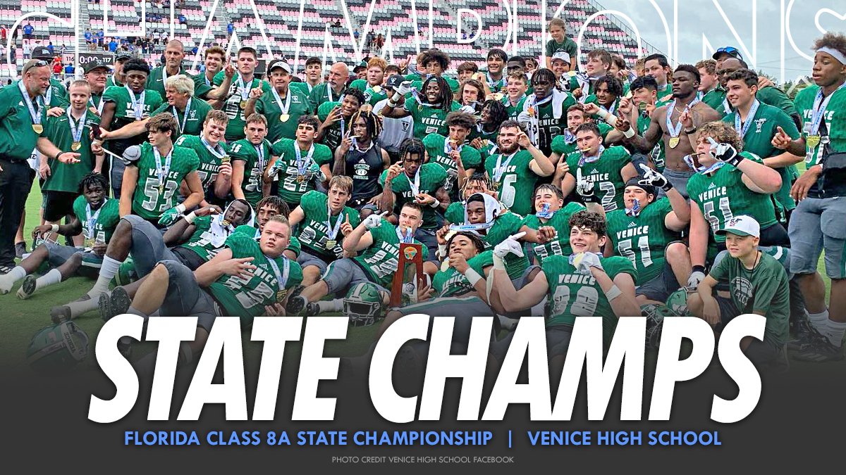 Congrats to our friends at <a href="/VeniceHighSCS/">Venice High School</a> | <a href="/VeniceIndianFB/">VeniceIndianFootball</a> | <a href="/sarasotaschools/">Sarasota Schools</a> on their <a href="/FHSAA/">FHSAA</a> 8A state championship! The Indians use our 30' Sport Scope, learn more at bit.ly/3eeWhLA

#highschool #football #coach #sportstech #technology
