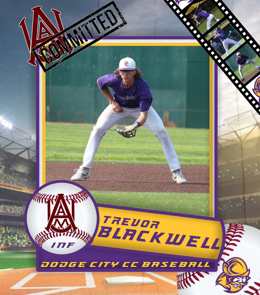 I'm happy to announce that I have
committed to the university of Alabama
A&amp;M to further my academic and
baseball career.Thank you to all of my
family,coaches,and teammates who
have helped along the way to get me to
were I am today! <a href="/GoConqsBB/">Dodge City CC Baseball</a> <a href="/AlabamaAM_Bsb/">AAMU Baseball</a> <a href="/Coachejones1/">Elliott Jones</a> <a href="/GoConqs/">Dodge City CC Conquistadors</a>