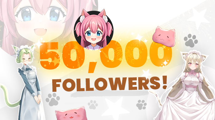catgirlcoin's tweet photo. We've just reached 50,000 Twitter Followers! 🎉

A beautiful starting point for 2022! 

#CATGIRLCOIN #BSC #BNB #anime #cryptocurrency #NFTs https://t.co/mekWwx0yt1