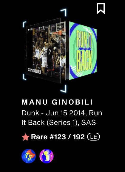 ginobilisaurus's tweet photo. This was the wildest way to begin the 2022! I just bought my holy grail @nbatopshot moment! A masterpiece from the 2014 NBA finals from this future hall of famer #nbatopshotthis #realfandom #collectwhatyoulove #porvida https://t.co/KZuYBDptQN https://t.co/pX9nJ87kF3