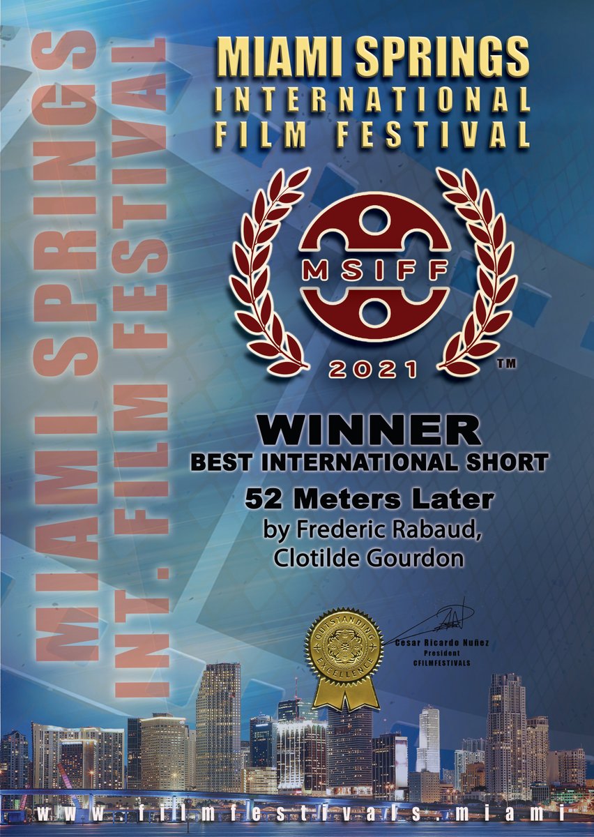 52Tard's tweet photo. Thanks to MIAMI SPRINGS INTERNATIONAL FILM FESTIVAL ! https://t.co/mPSJOaIM22