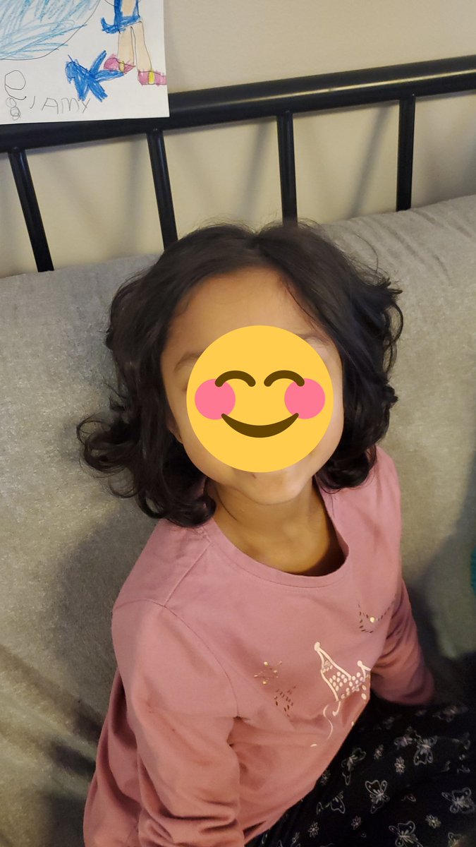 WajahatAli's tweet photo. This is our beloved Nusayba, our warrior princess who survived Stage 4 Cancer &amp; a full liver transplant. After 2 years, her hair is finally back. May Allah protect her &amp; all of our children, especially those who are vulnerable and immuno-suppressed. I hope you don't mind sharing. https://t.co/DJycxS7Mep