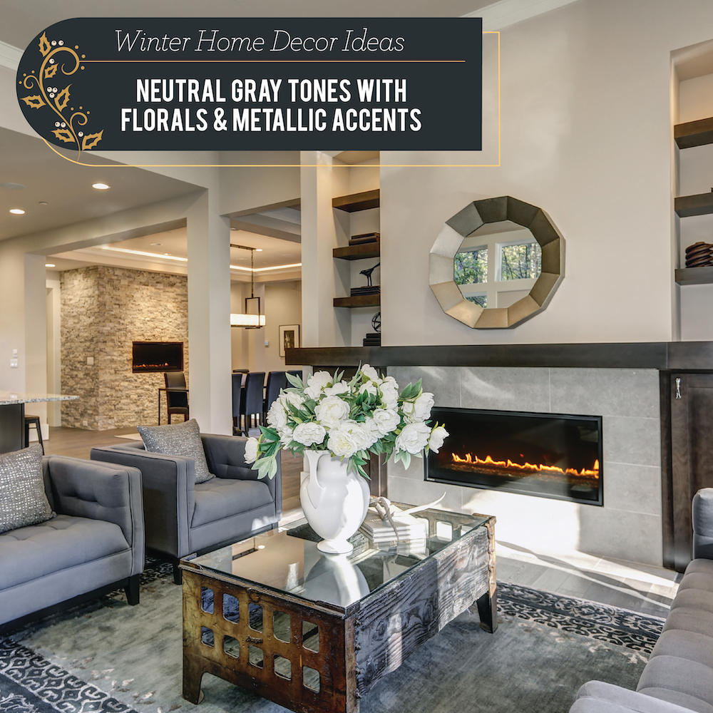 If simple elegance is what your home wants, neutral gray tones, florals, and metallic accents will get you there.
Sean Steiding #RealEstateMadeEasy