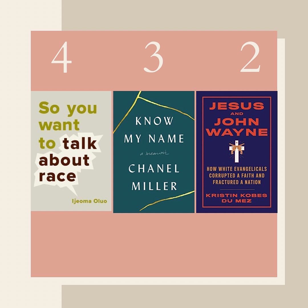 mamabeardteach's tweet photo. Top nonfiction reads of the year @bethallisonbarr @kkdumez @IjeomaOluo @osheta @Karnythia @aundikolber #readinggoals https://t.co/RloZjEritj