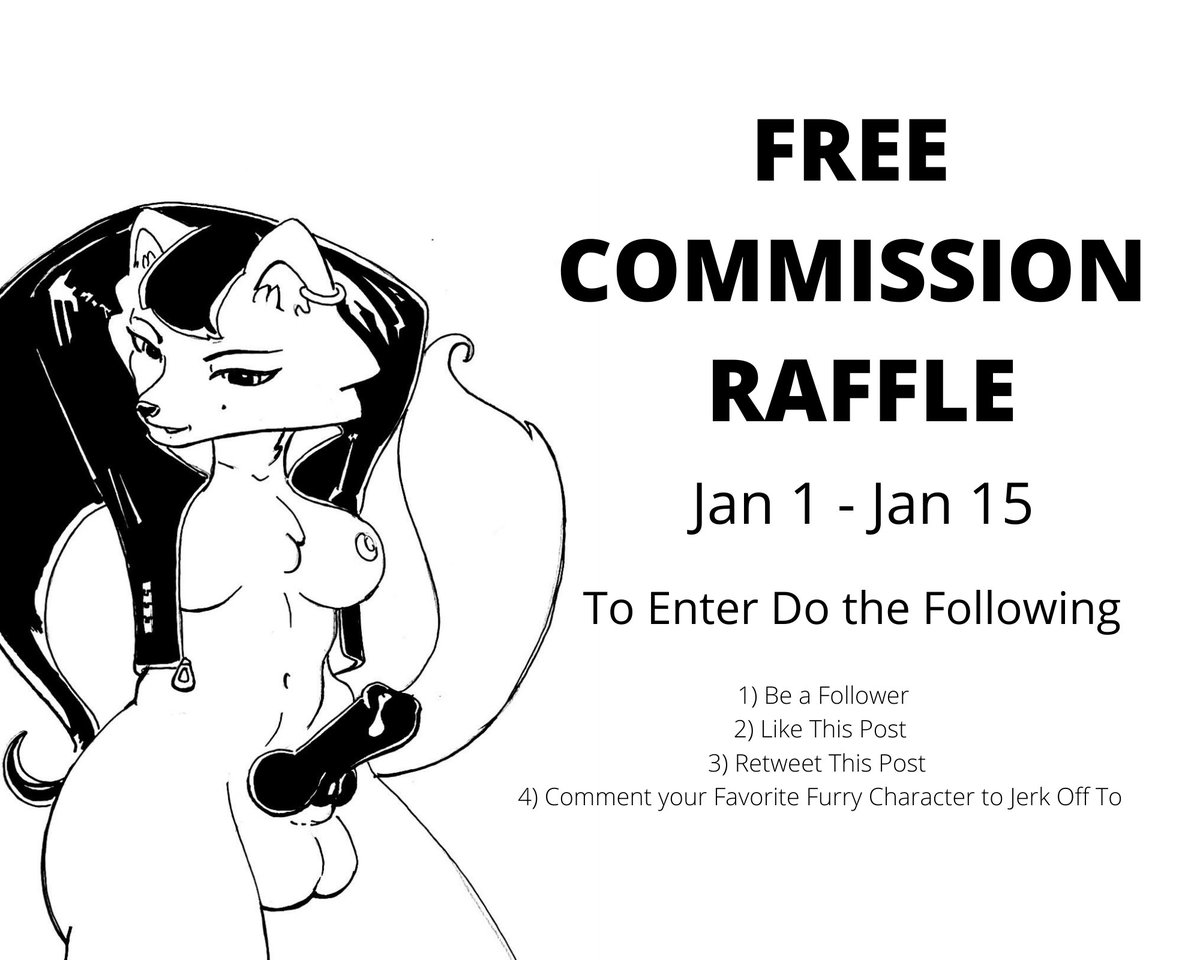 spoogiehowl's tweet photo. 🚨FREE COMMISSION RAFFLE🚨
Hey there everyone! I’m holding a FREE Commission Raffle to celebrate 1K followers. Here’s how to enter.

1)Be a Follower
2)Like This Post 
3)Retweet This Post
4) Comment your Fav Furry Character to Jerk Off To
#furryfandom #furryartwork #furryartist https://t.co/O2oIUb5rEH