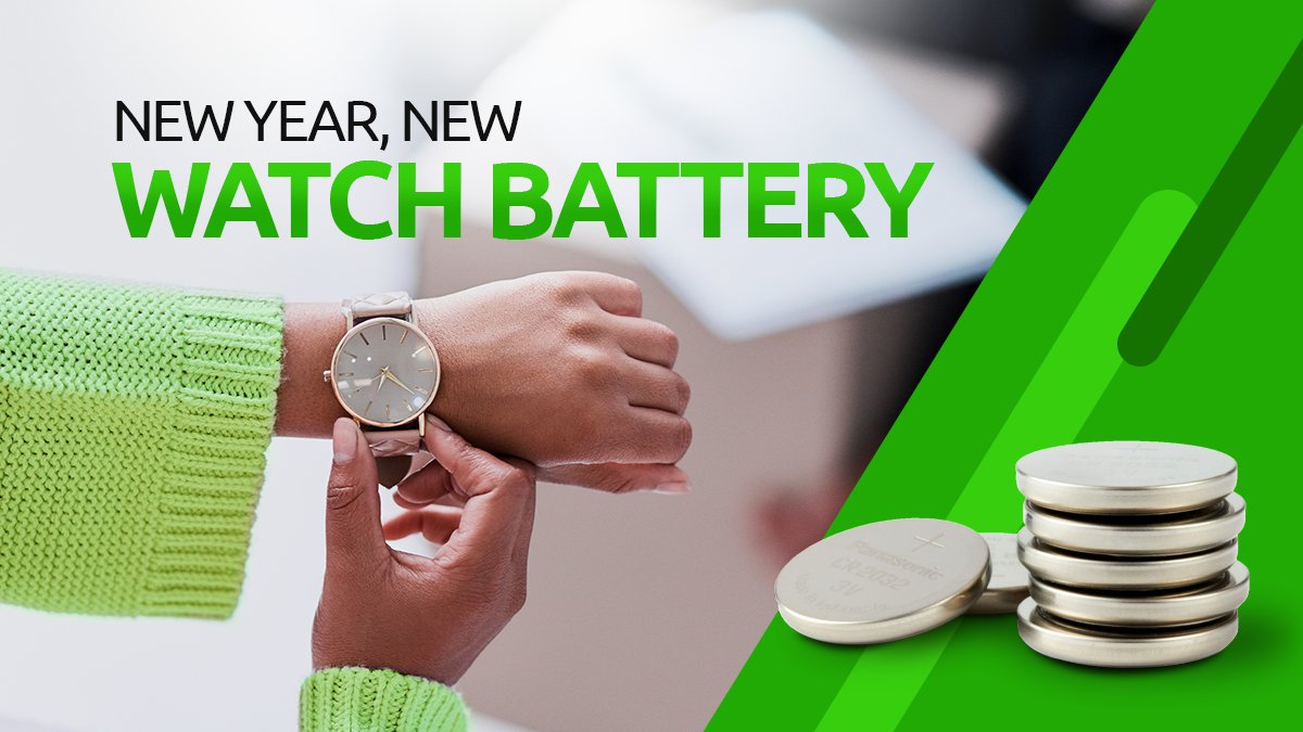 batteriesplus's tweet photo. Did you miss midnight because your watch stopped? Let’s fix that. 2022 Resolution: New year, new watch battery. Lifetime replacement options available, too. Shop now. https://t.co/OEZeBxxtVu

#watchbattery #watch #battery #replacementbattery https://t.co/Hz4Od9X5Jt