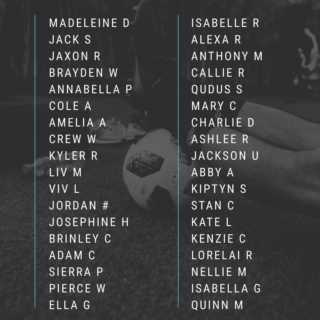 technefutbol's tweet photo. 3️⃣6️⃣5️⃣+ straight days of Techne training. 🤯 Congrats to all players on this list whose determination is next level! Hard work, consistency, and the pursuit of mastery. Keep it going into 2022! 👊 https://t.co/wdRCZdxU51