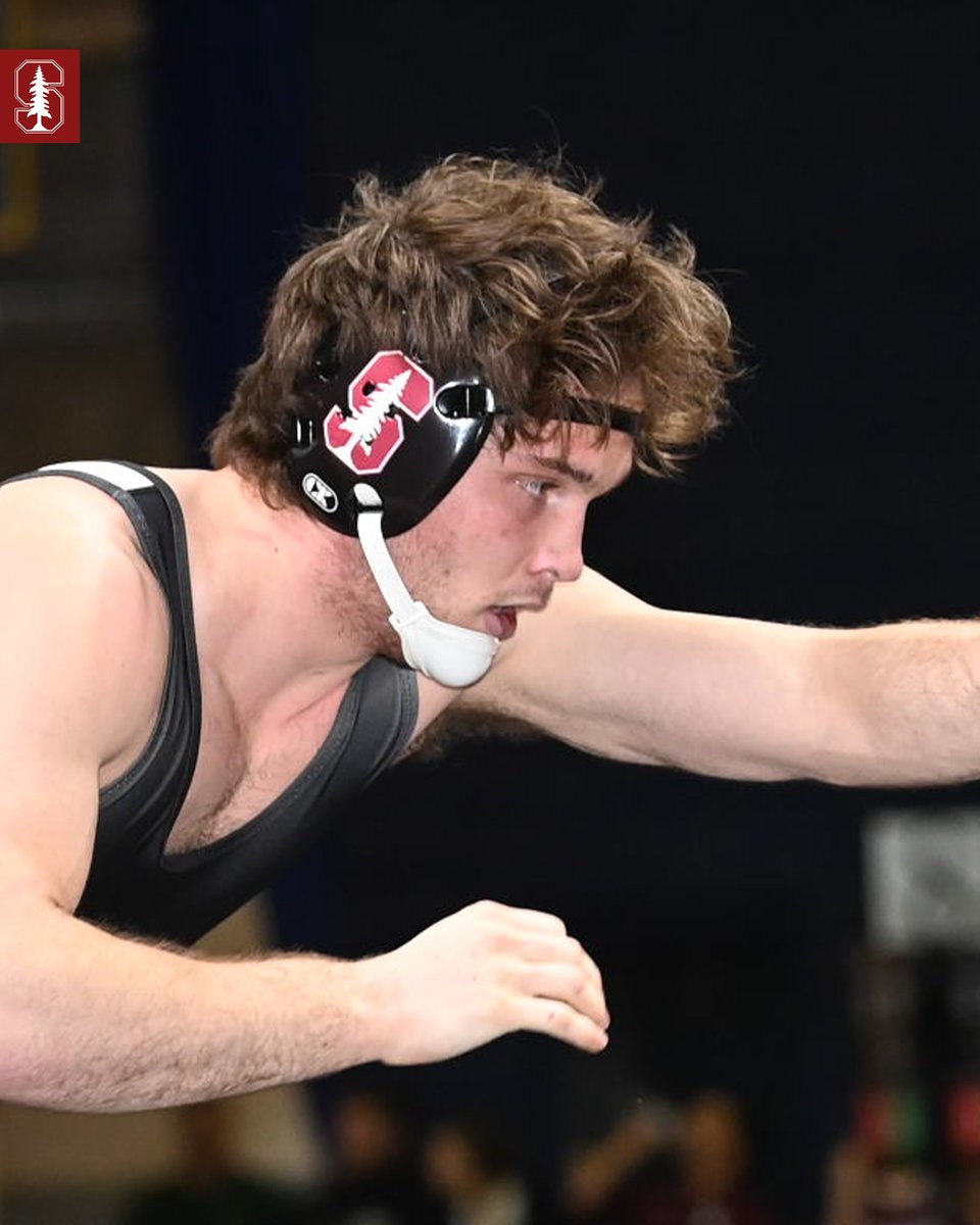 CardWrestling's tweet photo. 174: @Tyler_Eischens_ secures a spot in the quarters with a 9-3 decision over Jake Lanning (Buffalo) 👊

📸 » @SJanickiPhoto

#LetsScuffle #GoStanford https://t.co/jRYciThh1f
