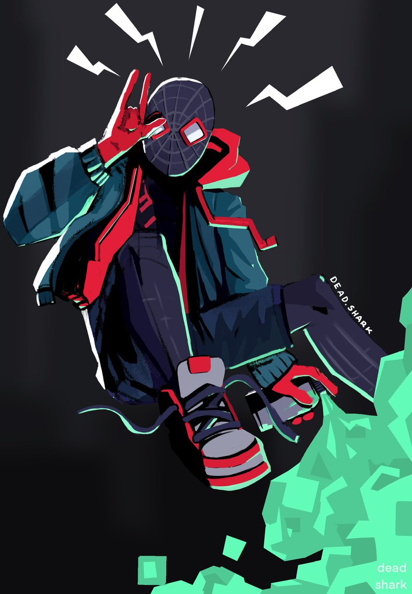 deadsharkig's tweet photo. Him!!
#SpiderVerse #SpiderMan https://t.co/Rlq1ckGkxQ
