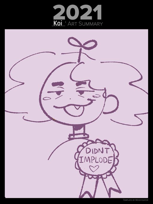 happy new years to everyone who persisted despite, despite, despite💜onwards and upwards to us all!
thanks 4 stickin around :') 