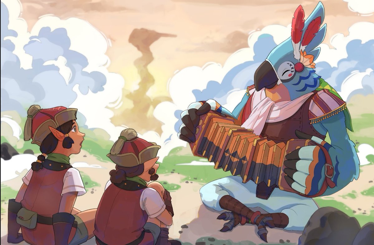 Cebrys_'s tweet photo. my contribution to @botwfairytale 
created in collaboration with @MemeLordPost 's amazing fic "the last court poet" https://t.co/fTc4nGMIDO
