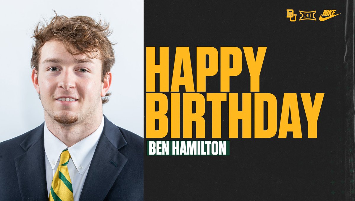 BUFootball's tweet photo. Happy Birthday, @BenHamilton24!

#SicEm | #BUncommon https://t.co/Rfs0HbBnep