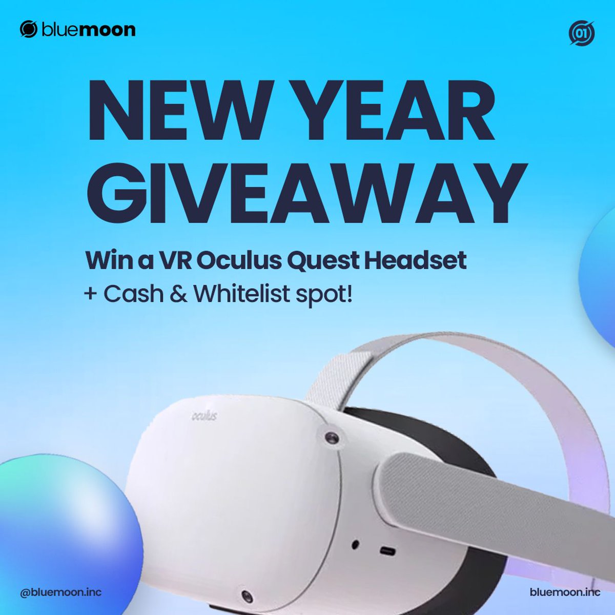 Bluemoon: Ultimate AI Powered Gaming Ecosystem (@bluemoon_io) on Twitter photo 🎉 NEW YEAR GIVEAWAY🎉
🎁 Win an Oculus Quest Headset, $100 & Whitelist spot
TO ENTER:
• Join our Discord - lgx.bio/discord
• Follow on all socials listed below
INSTA:
<a href="/LegionNetwork/">hoodjester</a>.io
@Bluemoon.Inc
TWITTER:
<a href="/LegionNetwork__/">Legion Network: The #1 Crypto Super App</a>
@BluemoonNFT
GOOD LUCK LEGIONARIES🌟 🎉 NEW YEAR GIVEAWAY🎉
🎁 Win an Oculus Quest Headset, $100 & Whitelist spot
TO ENTER:
• Join our Discord - lgx.bio/discord
• Follow on all socials listed below
INSTA:
<a href="/LegionNetwork/">hoodjester</a>.io
@Bluemoon.Inc
TWITTER:
<a href="/LegionNetwork__/">Legion Network: The #1 Crypto Super App</a>
@BluemoonNFT
GOOD LUCK LEGIONARIES🌟