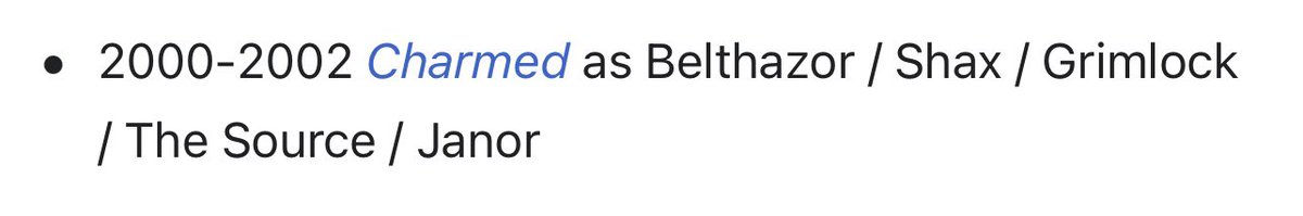 BlakeBrinkley31's tweet photo. I๐ Am๐ Losing๐ It๐ over the fact that #MichaelBaileySmith played #Balthazar #Shax the original (faceless) #TheSource & a #Grimlock. ๐ฑ๐คฏ (2/2)
#AllisonPregler #ManicEpisodes #Charmed #OGCharmed #Season3
๐ฒ๐บ: https://t.co/f7HlUctPYz https://t.co/rcNbTwVtxM