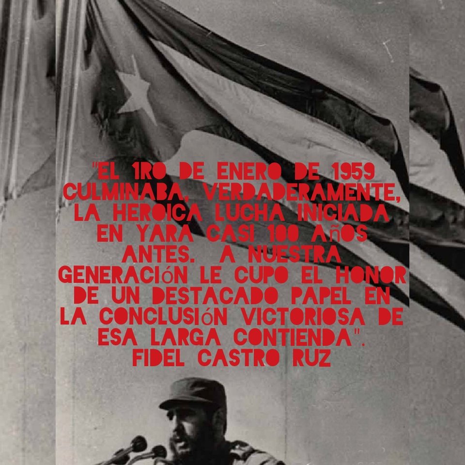 WBenavides_MRT's tweet photo. Cuba 🇨🇺 "flor espumosa, efervescente azucena escarlata”, la llamó Pablo Neruda en su Canto. La erguida, victoriosa, ejemplo para los pueblos dignos del mundo con su #RevoluciónCubana, cumple 63 años de lucha. Seguimos juntos por la conquista del gran sueño, la Patria Grande 💪🌎 https://t.co/CasBhfPm1S