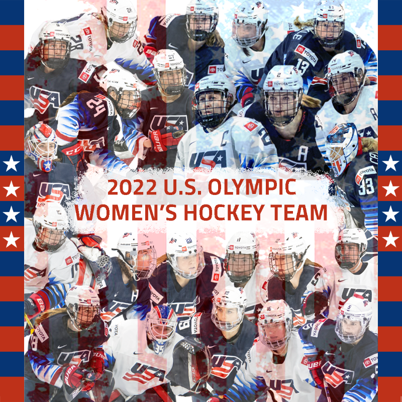 usahockey's tweet photo. Ready to rep the red, white &amp; blue! 

#WinterOlympics | @TeamUSA 🇺🇸