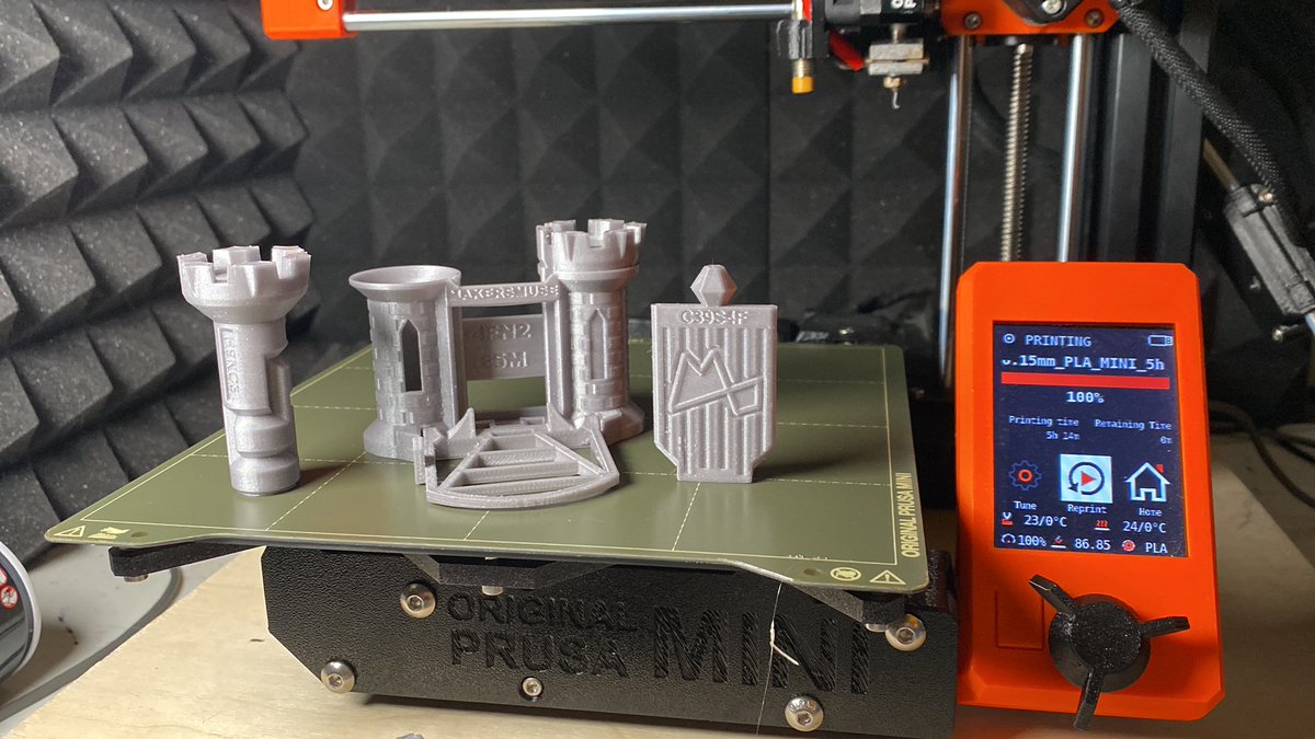 layer_by_layer's tweet photo. Printed out the clearance castle by @makersmuse I am very happy to have replaced the clogged heartbreak on my @Prusa3D prusa mini. Thank you for the great model Devin, and thank you @josefprusa for creating an excellent 3D printer https://t.co/QKBU1i3oW9