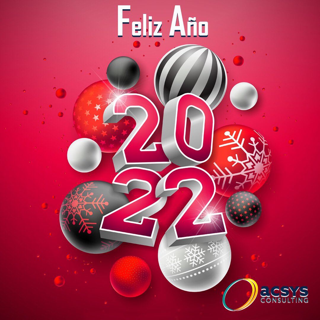 acsys_ca's tweet photo. El 2021  ya es pasado, pero queremos que tú sigas siendo parte de nuestro presente y nos acompañes en este nuevo año 2022 por eso queremos desearte felíz y próspero año nuevo.

  #añonuevo #felizañonuevo #nuevosproyectos #nuevoscomienzos #nuevasideas #seguimosaqui #compromisoreal https://t.co/ymaz8irvtz