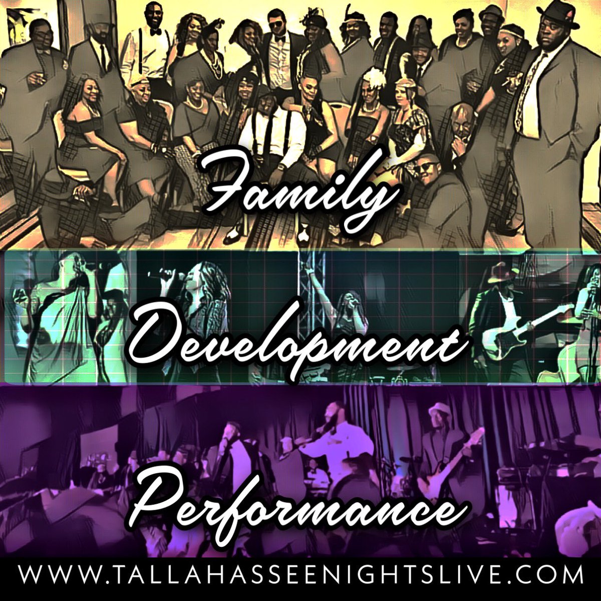 Tallahassee Nights Live is not just a band or a show. We are a proven platform for ALL serious artists to grow and catapult to higher levels! If you are a serious artist or musician, Visit our website and message for an audition today.