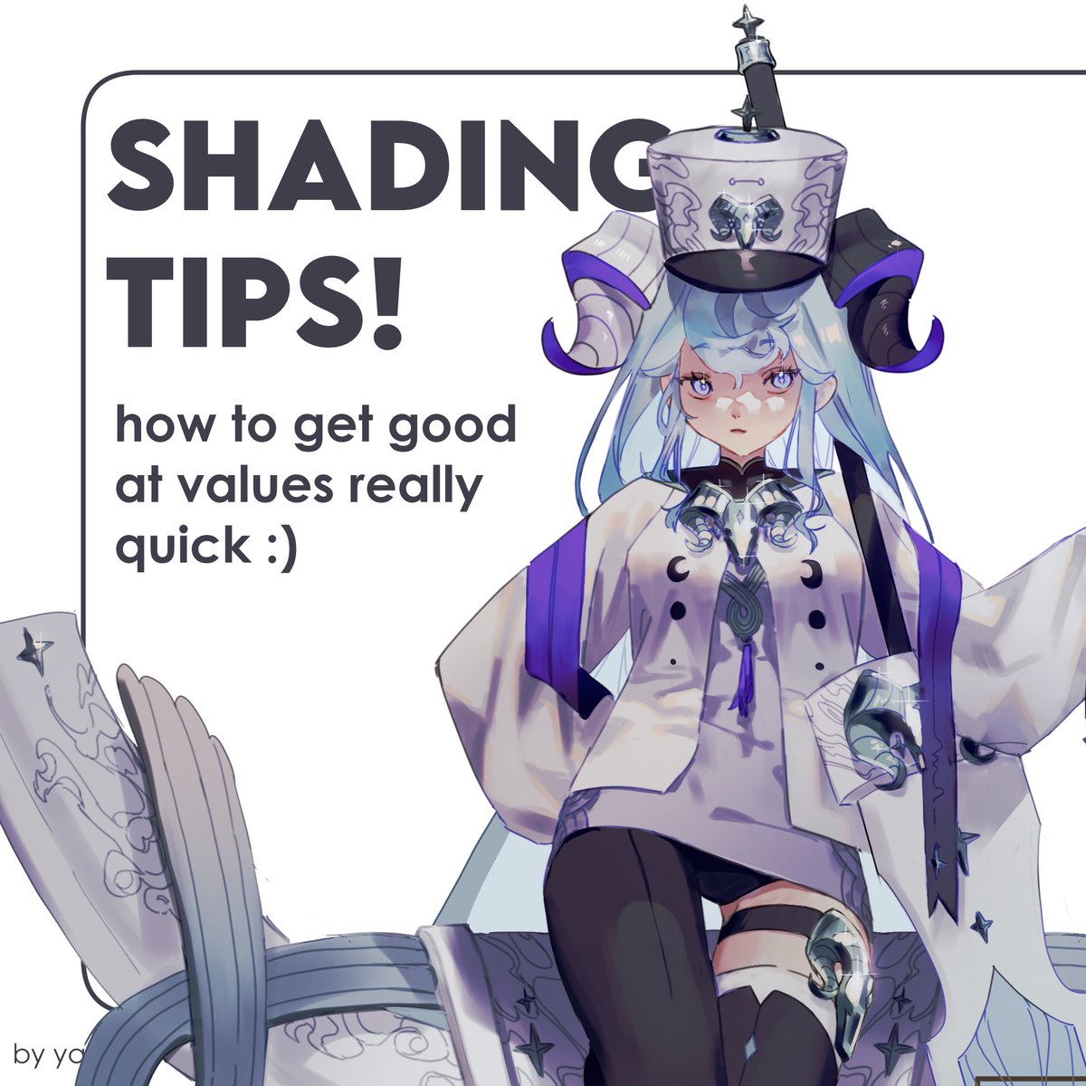 zimazhima's tweet photo. shading tutorial (1/3) https://t.co/5ySZJdq58Y