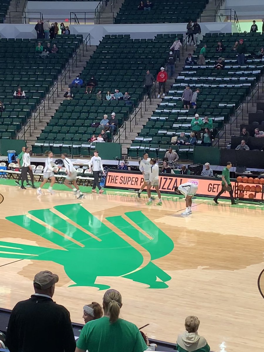 CoachATechED's tweet photo. It was great seeing former @HebronHawksBB player, @gatorgrayson and the @MeanGreenMBB take on @RiceMBB https://t.co/ryQ6nExhpV