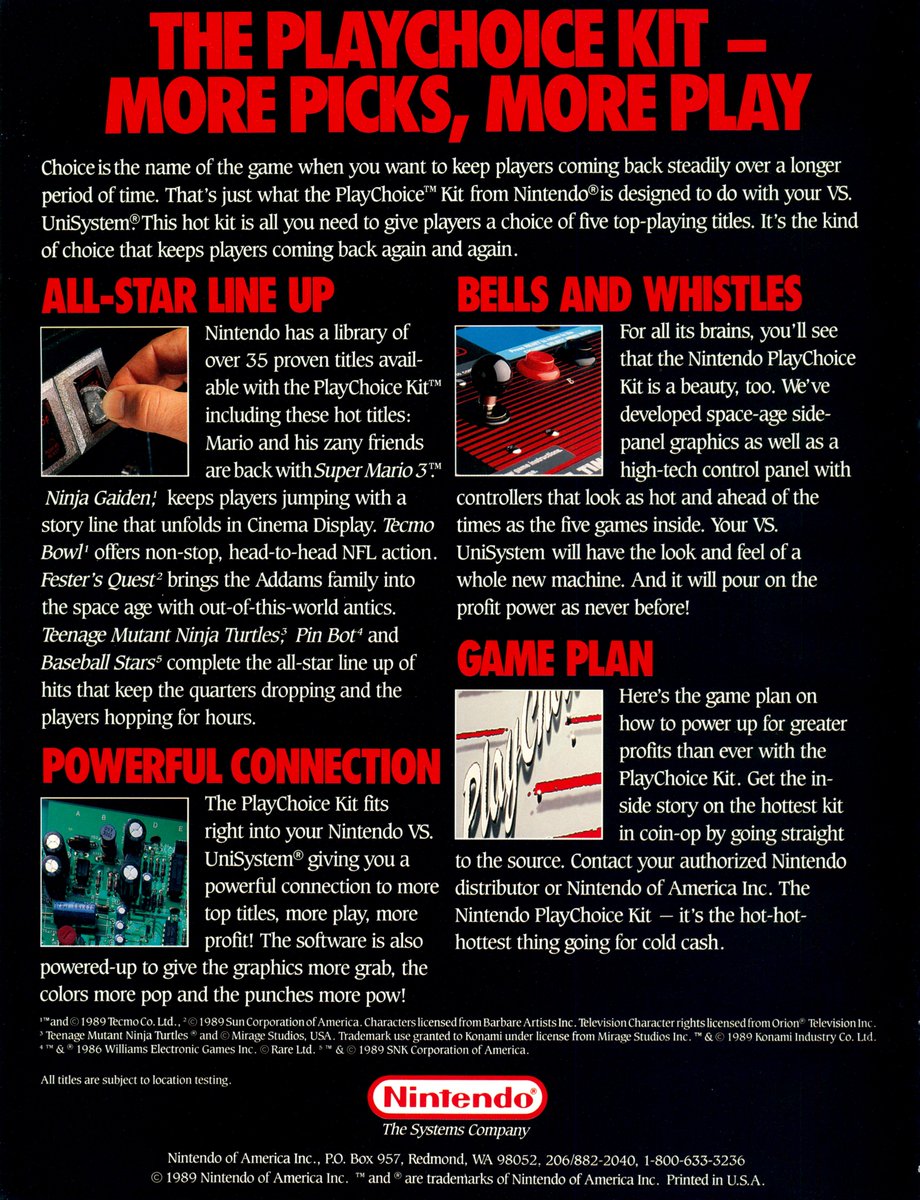 jcmartinezm82's tweet photo. #Nintendo PlayChoice "A hot kit good for cold cash" - Ad Flyer (1990)

#RetroGaming #RetroGames #RetroGamer #PlayChoice10 https://t.co/QGB3R6o2Ou