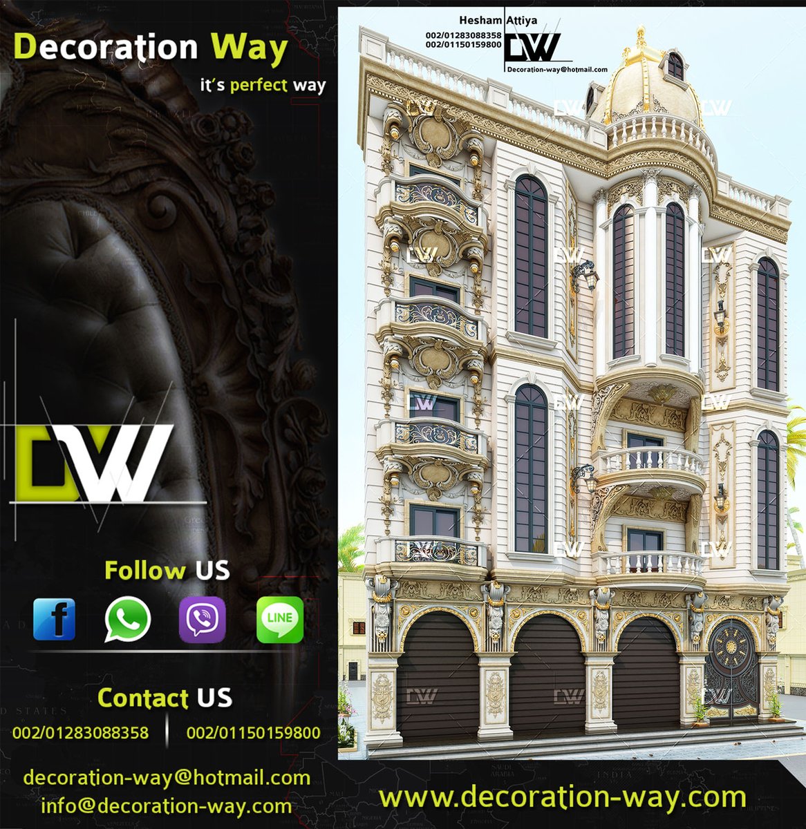 DecorationWay's tweet photo. احد احدث اعمالنا 
تصميم واجههات كلاسيك 

#ديكورات #ديكورات_داخليه #ديكور_فلل #تصميم #ديكور_أسقف #حدائق #ديكور #ثرى #مودرن #ديكور_غرف #تصميم_داخلي  
#ديكورات_خشبيه #ثرى_دي #مودرن #غرفه_نوم #استقابل #مدخل #خارجى #واجهات #حجر #3dsmax 
#interior #majles #master_bedroom 
#كلاسيك #صاله https://t.co/D4r53ozmk7