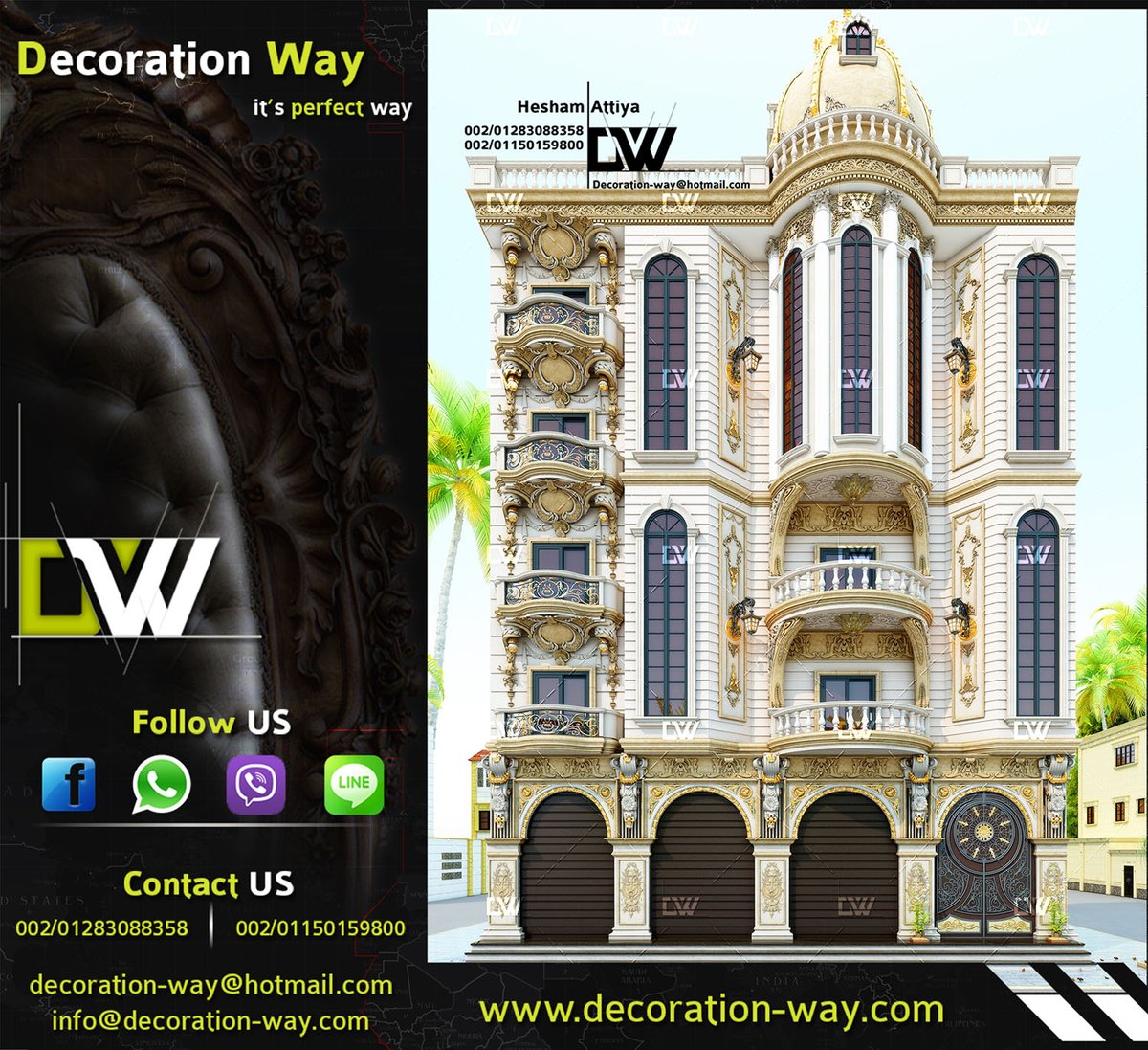 DecorationWay's tweet photo. احد احدث اعمالنا 
تصميم واجههات كلاسيك 

#ديكورات #ديكورات_داخليه #ديكور_فلل #تصميم #ديكور_أسقف #حدائق #ديكور #ثرى #مودرن #ديكور_غرف #تصميم_داخلي  
#ديكورات_خشبيه #ثرى_دي #مودرن #غرفه_نوم #استقابل #مدخل #خارجى #واجهات #حجر #3dsmax 
#interior #majles #master_bedroom 
#كلاسيك #صاله https://t.co/D4r53ozmk7