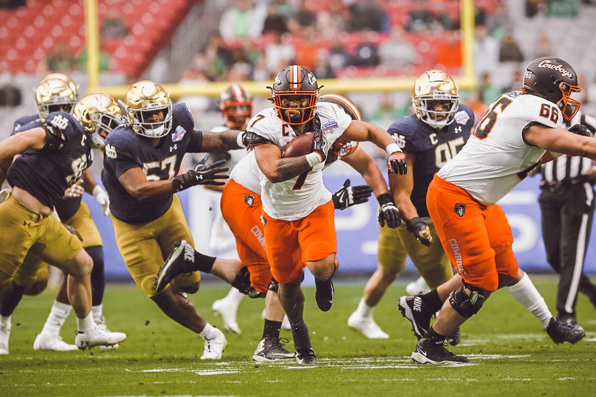 OSU Cowboy Football (@cowboyfb) on Twitter photo 1⃣2⃣0⃣0⃣ yards on the ground for the first year Cowboy. Instant impact to say the least.
#LetsRide | <a href="/Nunless2/">Jaylen Warren</a> 1⃣2⃣0⃣0⃣ yards on the ground for the first year Cowboy. Instant impact to say the least.
#LetsRide | <a href="/Nunless2/">Jaylen Warren</a>