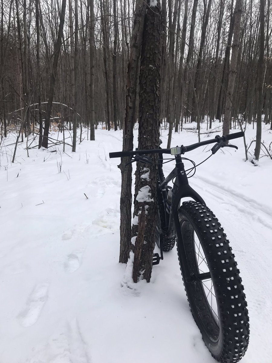 bmatchefts's tweet photo. A perfect way to begin 2022. @TrekBikes #fatbike #Wisconsin https://t.co/dOHvYcurFZ