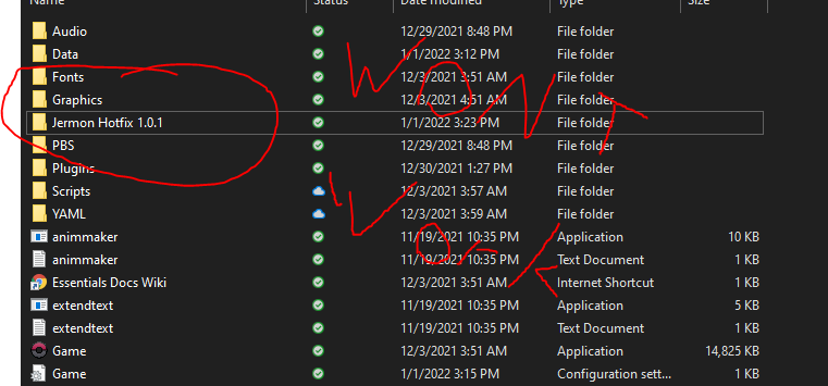JermonGame's tweet photo. The first bugfix hotfix is complete!

To apply, extract the Data folder into your Jermon root folder(the same folder your exe is) and replace any files when prompted
Putting the hotfix folder itself in your root will NOT apply the fixes

https://t.co/m3oAqAMVmN https://t.co/TllcR703IM