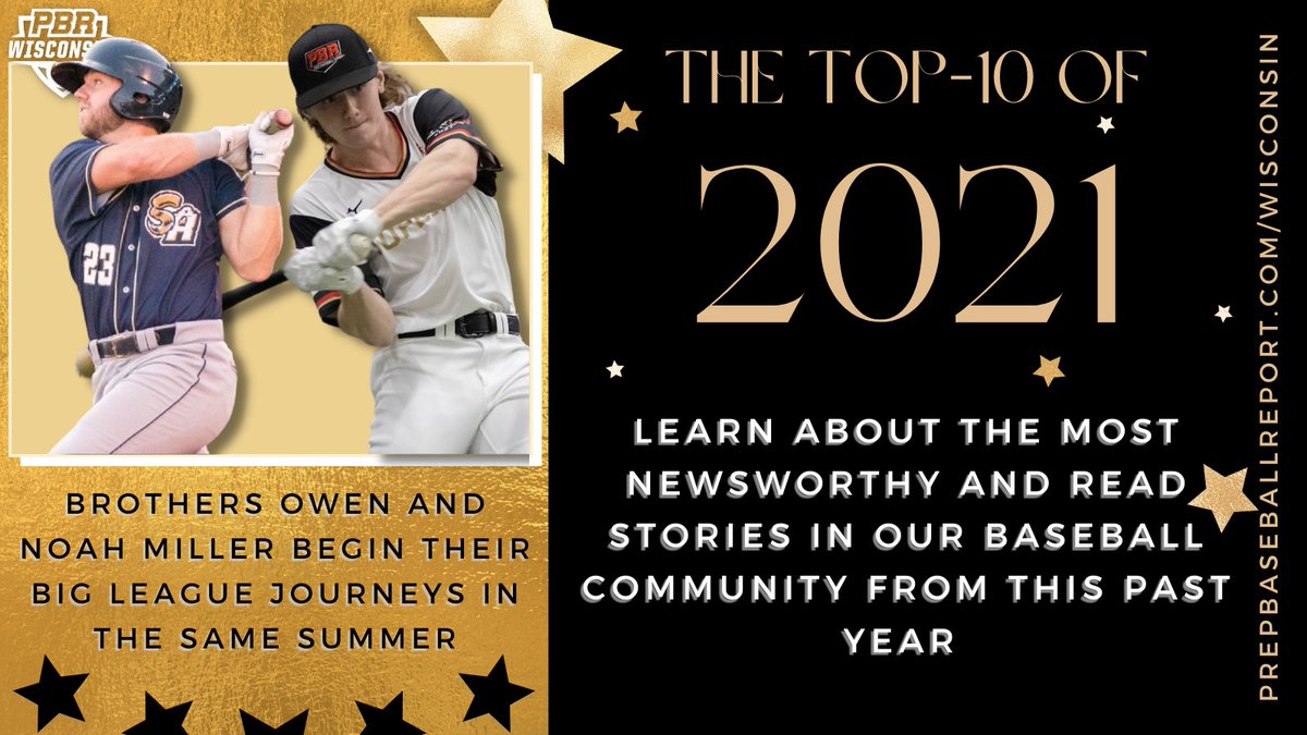 Brothers Owen and Noah Miller made their own Major League milestones seven weeks apart: Owen debuted in the MLB while Noah signed with the Twins just a couple months after. The continuation of their pro journey was our top moment of the year. No. 1⃣📰 bit.ly/3pGBc3c