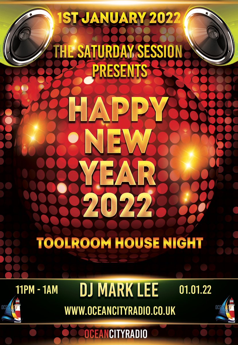 OCRsatsession's tweet photo. Happy New Year Everyone.
It's Saturday, it's 2022, it's another Saturday Session. Join me at 11PM for 2Hrs of Toolroom House to finish off the day and kick off your 2022. #oceancityradio @OceanCity_Radio https://t.co/Tq5pbWMdh5