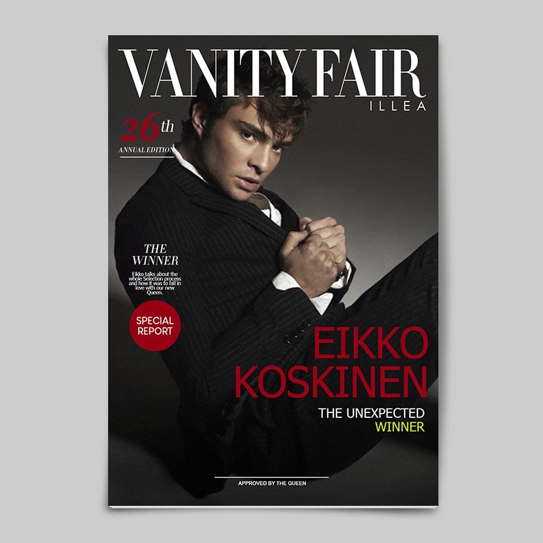 TheSelectionNET's tweet photo. POV: You live in Illea right after Eadlyn's Selection and these are the magazines you see. 😵❤️ https://t.co/wJzWn5aGro
