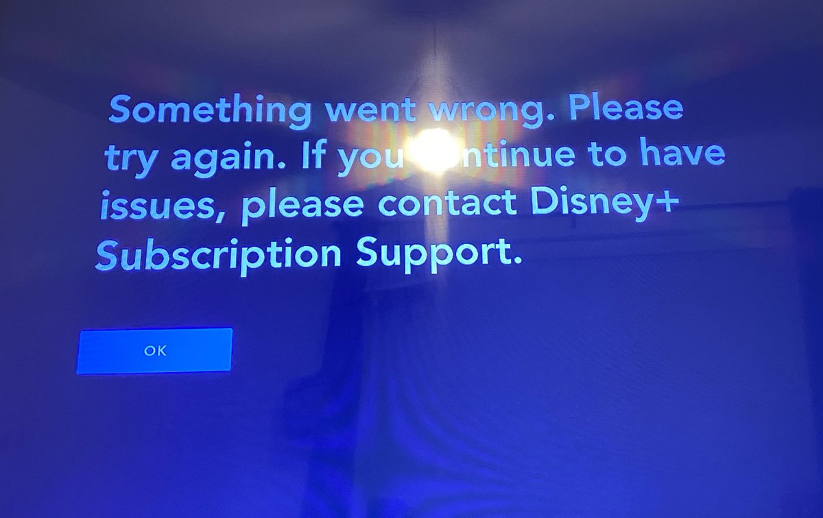 _Meeshey's tweet photo. @DisneyPlusUK @AmazonUK keep having to restart my fire stick every episode because I keep getting this message? Can anyone help? https://t.co/gJfs9LAGfp