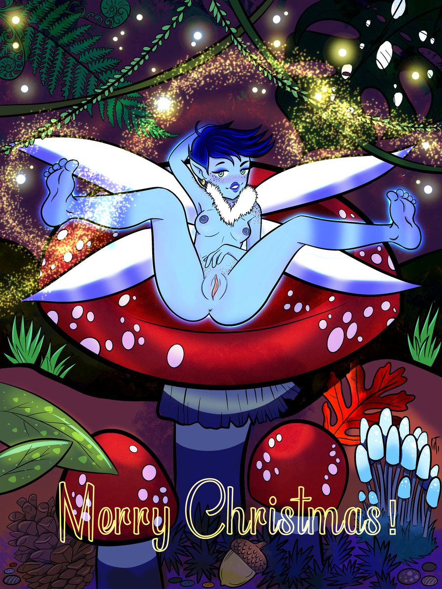 nsfwGMT's tweet photo. Here's one of my x-mas gift for my partner @AllasterCrown 
He LOVED it
I hope you love it too :3

Balu wishing you a happy holidays

#Nsfw #fairy #fantasy #cute #sexy https://t.co/cgZHURrSK5