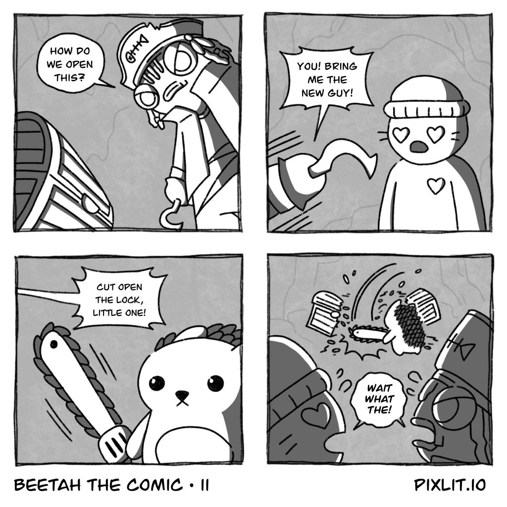Pixlit's tweet photo. #BeetahTheComic Issue 11

Happy International 1/1 NFT day! Found any new 1/1 treasures with Tepnu yet?

This comic features @coolcatsnft #2404 owned by @mynameischin_! Make sure you follow @PixlitEth to watch Beetah's adventure unfold!

WGMI WLTC

#coolcatcreations @coolcatsnft https://t.co/f2F4OYU344