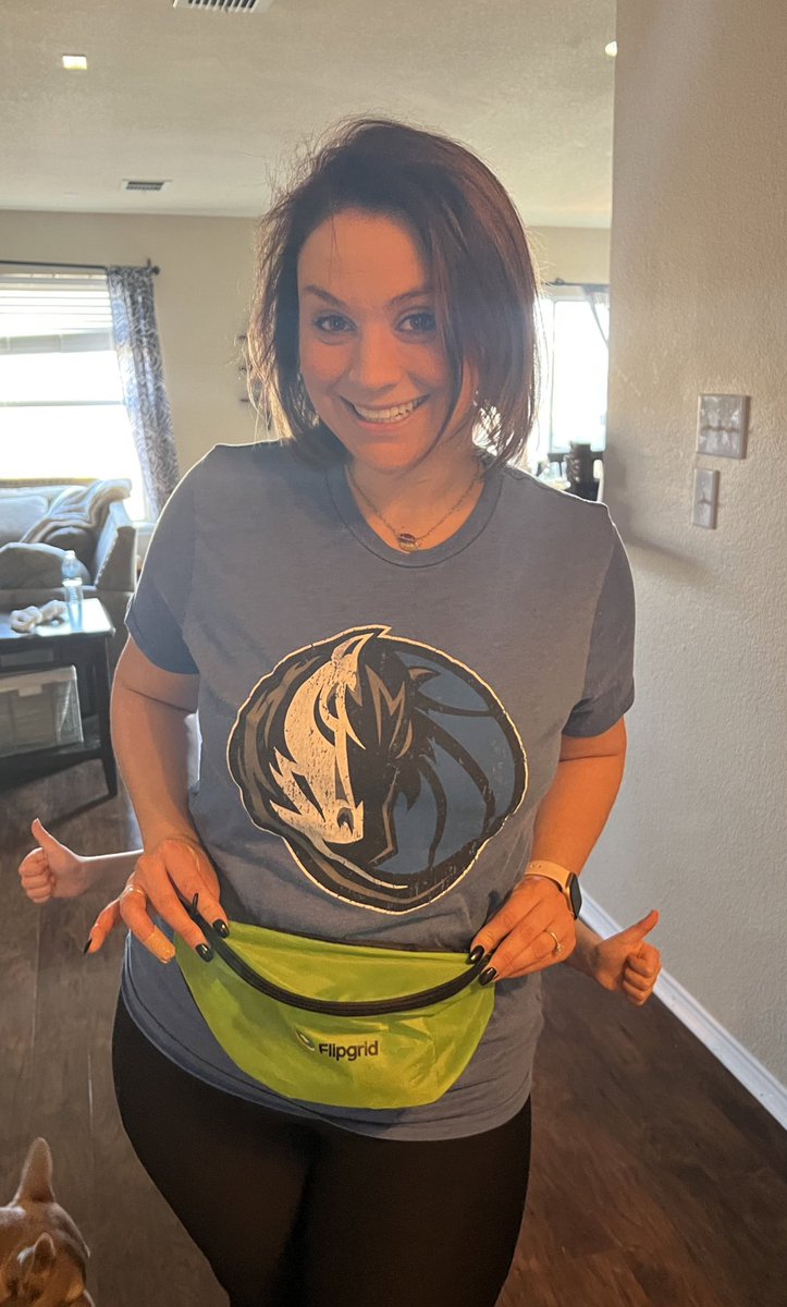 Thank you @Flipgrid for my sweet fanny pack! I haven’t rocked one of these bad boys since ‘94 and this one is just in time for our Disney trip. Y’all are the best! #FlipgridForAll #FlipgridFresh