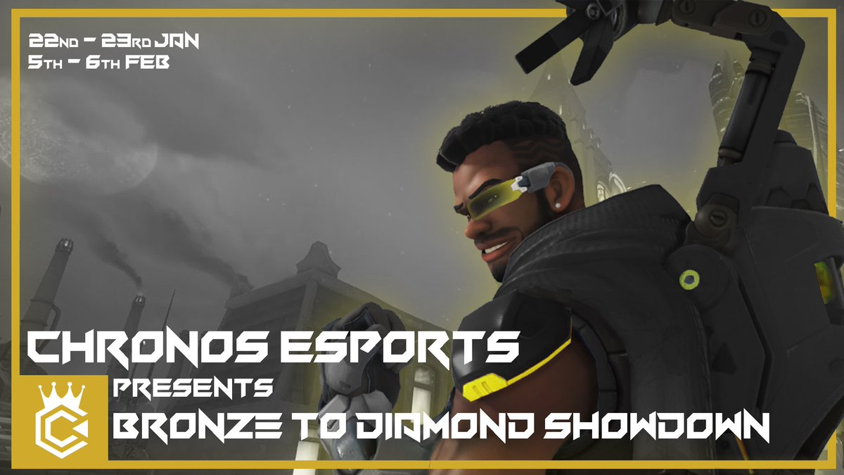 ChronosEsports's tweet photo. Happy New Year everyone!

We are happy to announce our Chronos Esports Showdown: Bronze to Diamond tournament! This is a three weekend event culminating in a 6 man playoffs for the win. All details can be found below:) GLHF! https://t.co/j6sx9WnKit
