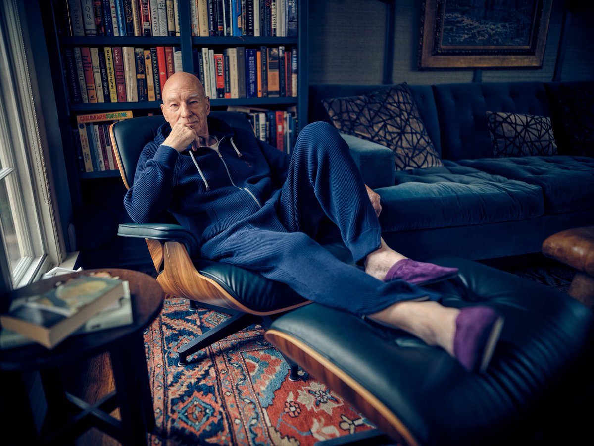 SirPatStew's tweet photo. New year, same me, but make it fashion with purple slippers. 🥿 

Story: @mrfeelgoodhq John Pearson
Creative: Alison Edmond
Photography: @kurtiswarienko Grooming: Peter De Oliveira https://t.co/IOHRMNyJVs