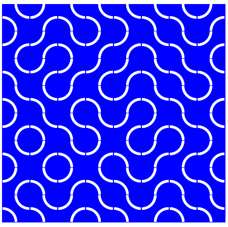 shskaercher's tweet photo. Pretty excited about this Truchet Pattern Generator in a Google Sheet. Strongly inspired by @divbyzero's @RandomTiling 

#playwithmath here and make your own #mathart!
https://t.co/CL33e0rcug https://t.co/CgWA52GywJ