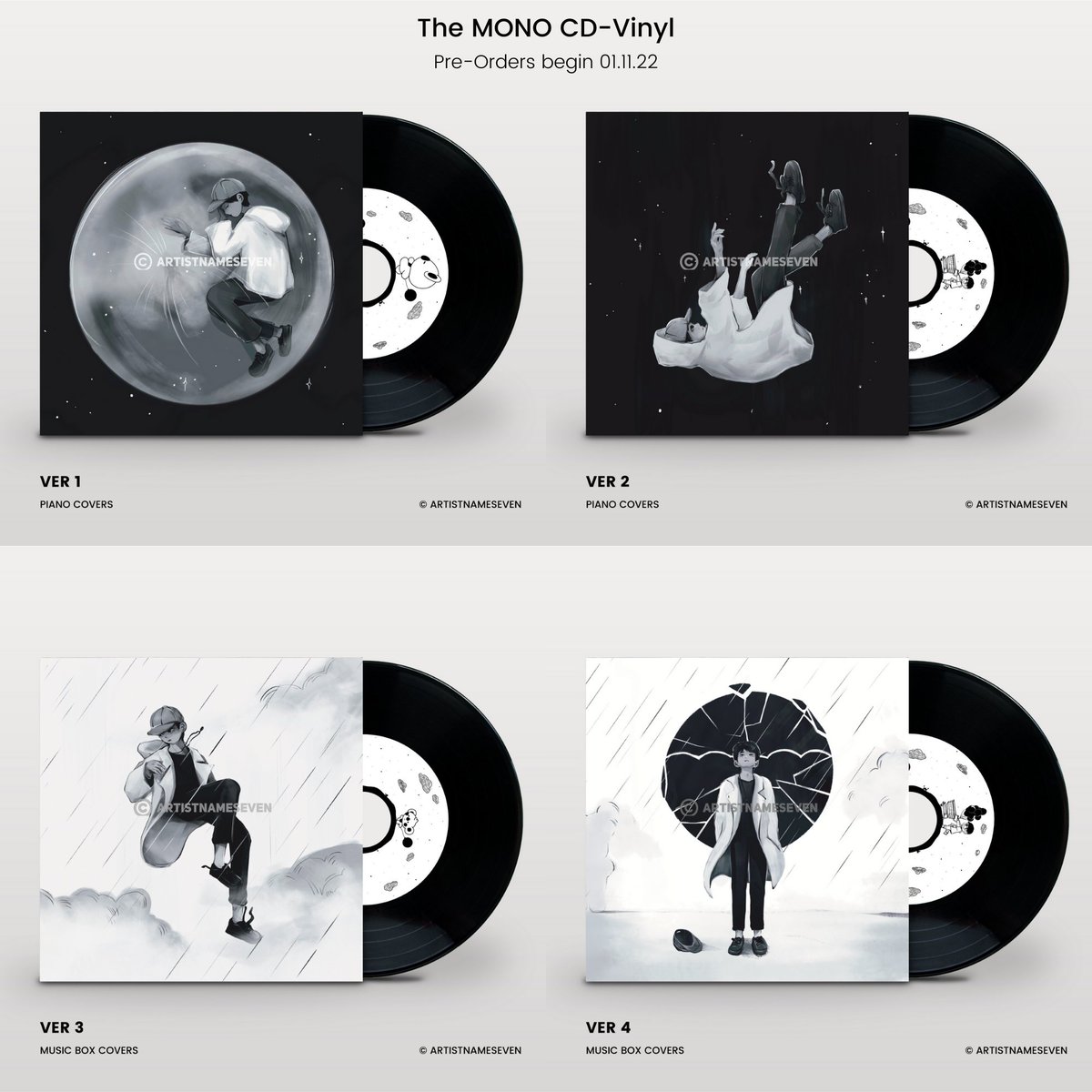 ArtistNameSeven's tweet photo. The MONO Project
Mono CD-Vinyl Covers and CD Vinyl
Pre-orders begin 01.11.22
#mono #artistnameseven #the_mono_project #rmrk #namjoon #rmmono https://t.co/24ESVbTHZb
