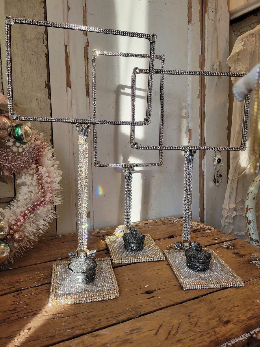 AnitaSDesign's tweet image. Excited to share the latest addition to my #etsy shop: Rhinestone crystal picture frames, embellished table top frames with trinket box, each sold separately anita spero design etsy.me/3Juopc9 #rhinestoneframe #handmadeframe #recreateddecor #trinketbox #wedding